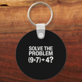 Funny 67 Meme Pemdas Math Teacher Brainrot Element Sleutelhanger (Voorkant)