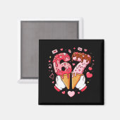Funny 67 Meme Six Seven Ice Cream Matching Couples Magneet (Voorkant / Achterkant)