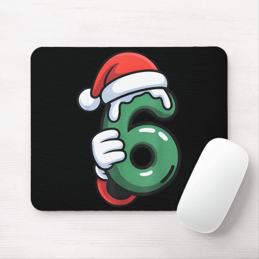 Funny 67 Six Seven Meme Couple Matching Christmas Muismat (Met muis)