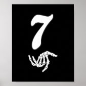 Funny 67 Six Seven Meme Couple Matching Halloween Poster (Voorkant)