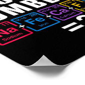 Funny 67 Six Seven Meme Matching Elements Periodic Poster (Hoek)