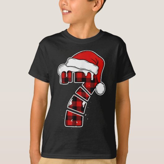 Funny 67 T-shirt de Noël Pyjama Six Sept Mème Br (Devant)