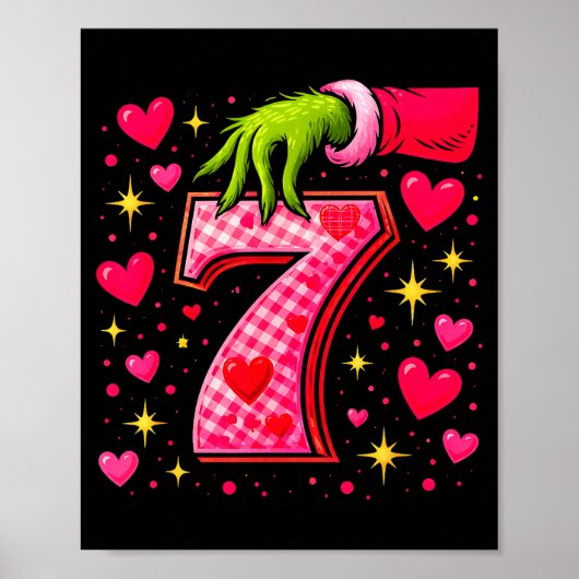 Funny 67 Valentine Meme Couple Matching Love  Poster (Voorkant)