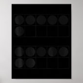 Funny 6 7 Number Teachers Students Six Seven Meme  Poster (Voorkant)