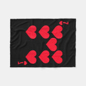 Funny 6 7 Of Hearts Matching 67 Meme Couple Valent Fleece Deken (Voorkant (Horizontaal))