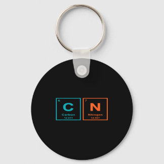 Funny 6 7 Periodic Table Carbon Nitrogen Humor  Sleutelhanger