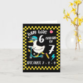 Funny 6 Afraid Of 7 Silly Goose Six Seven 67 Meme  Kaart (Gele Bloem)