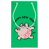Funny 6 Cartoon Cochon Année 2019 Petit sac cadeau (Dos)