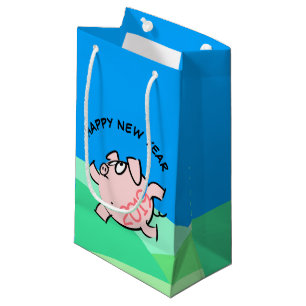 Funny 6 Cartoon Pig 2019 Landschap S Gift B Klein Cadeauzakje
