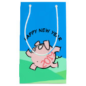 Funny 6 Cartoon Pig 2019 Landschap S Gift B Klein Cadeauzakje (Voorkant)