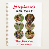 ♥ Funny 6 Pack Maman Bod Six Photos Meilleure Mama (Devant)