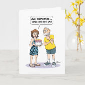 Funny 70e carte d'anniversaire pour hommes (Fleur jaune)