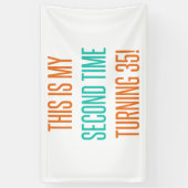 Funny 70th Birthday for Women Spandoek (Verticaal)