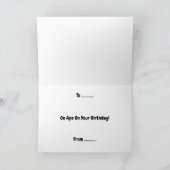 Funny 70th Birthday Kaart (Binnen)