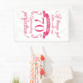 Funny 70th Birthday 'Perfection' Spandoek (Insitu)