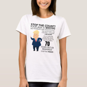 Funny 70th Year Birthday Cadeau Happy Birth year T-shirt