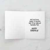 Funny 73e carte d'anniversaire (Intérieur)