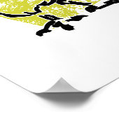 Funny 75th Birthday, dames Poster (Hoek)