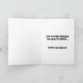 Funny 79th Birthday Kaart (Binnen)