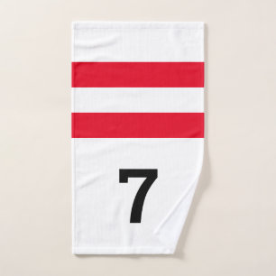 Funny 7 Pin voor de linker Bowling Handdoek