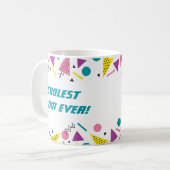 Funny 80s Slang Moederdag Koffiemok (Voorkant links)