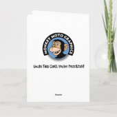 Funny 80th Birthday Card Kaart (Achterkant)