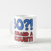 Funny 80th Birthday Gag Gift Koffiemok (Voorkant links)