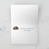 Funny 80th Birthday, Labrador Retriever Kaart (Binnen)