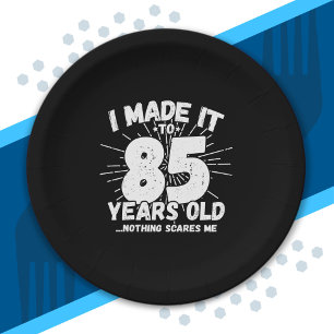 Funny 85th Birthday Quote Sarcastic 85 Year Old Papieren Bordje