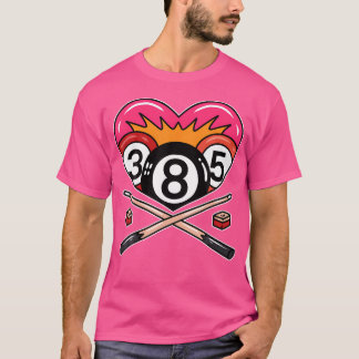 Funny 8 Ball Billiard Pool Player Acht Ball Billi T-shirt