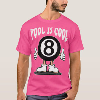 Funny 8 Ball Billiard Pool Player Acht Ball Billi T-shirt