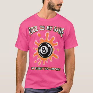 Funny 8 Ball Billiard Pool Player Acht Ball Billi T-shirt