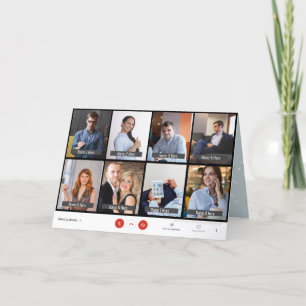 Funny 8 Spot Zoom kerstfeestdag Kaart