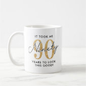 Funny 90th Birthday Gift Koffiemok (Links)