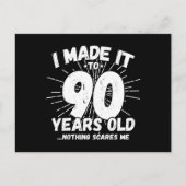 Funny 90th Birthday Quote Sarcastic 90 Year Old Briefkaart (Voorkant)