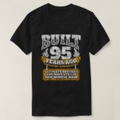 Funny 95th Birthday Shirt BDay Gift Gezegde Leefti (Design voorkant)