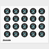 funny A Day Without Swimming Probably Wouldnt Kill Ronde Sticker (Vel)