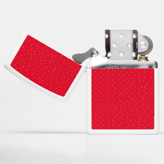 Funny aardbery background red (Geopend)