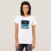 Funny Access Denied Blue Computer Geek T Shirt (Voorkant volledig)