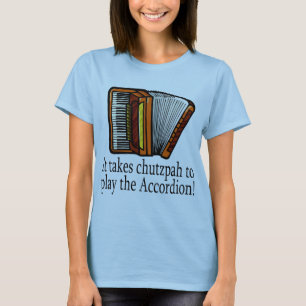 Funny Accordion T-shirt voor dames