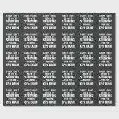 Funny Accountant CPA Exam Studie Boekhouding Cadeaupapier (Vlak)