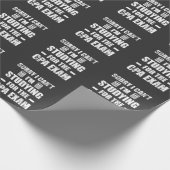 Funny Accountant CPA Exam Studie Boekhouding Cadeaupapier (Hoek)