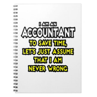 Funny Accountant Gift Ideeën Notitieboek