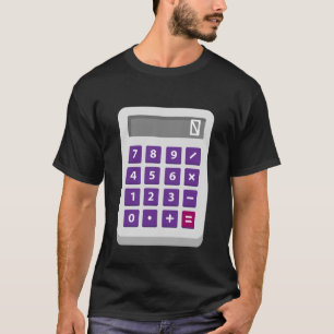 Funny Accountant Halloween Costume Outfit Wiskunde T-shirt