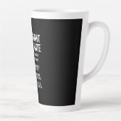 Funny Accountant Hourly Rate Accounting CPA Humor Latte Mok (Rechts)