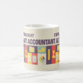 Funny Accountant Iconic Design Custom Koffiemok (Center)
