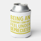 Funny Accountant Pun Blikjeskoeler (Blikje Voorkant)