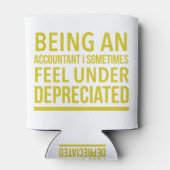 Funny Accountant Pun Blikjeskoeler (Achterkant)