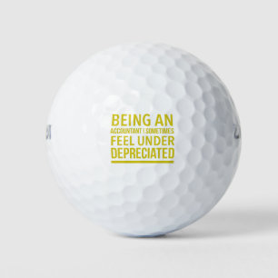 Funny Accountant Pun Golfballen