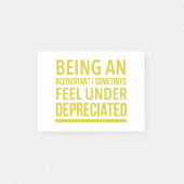 Funny Accountant Pun Post-it® Notes (Voorkant)